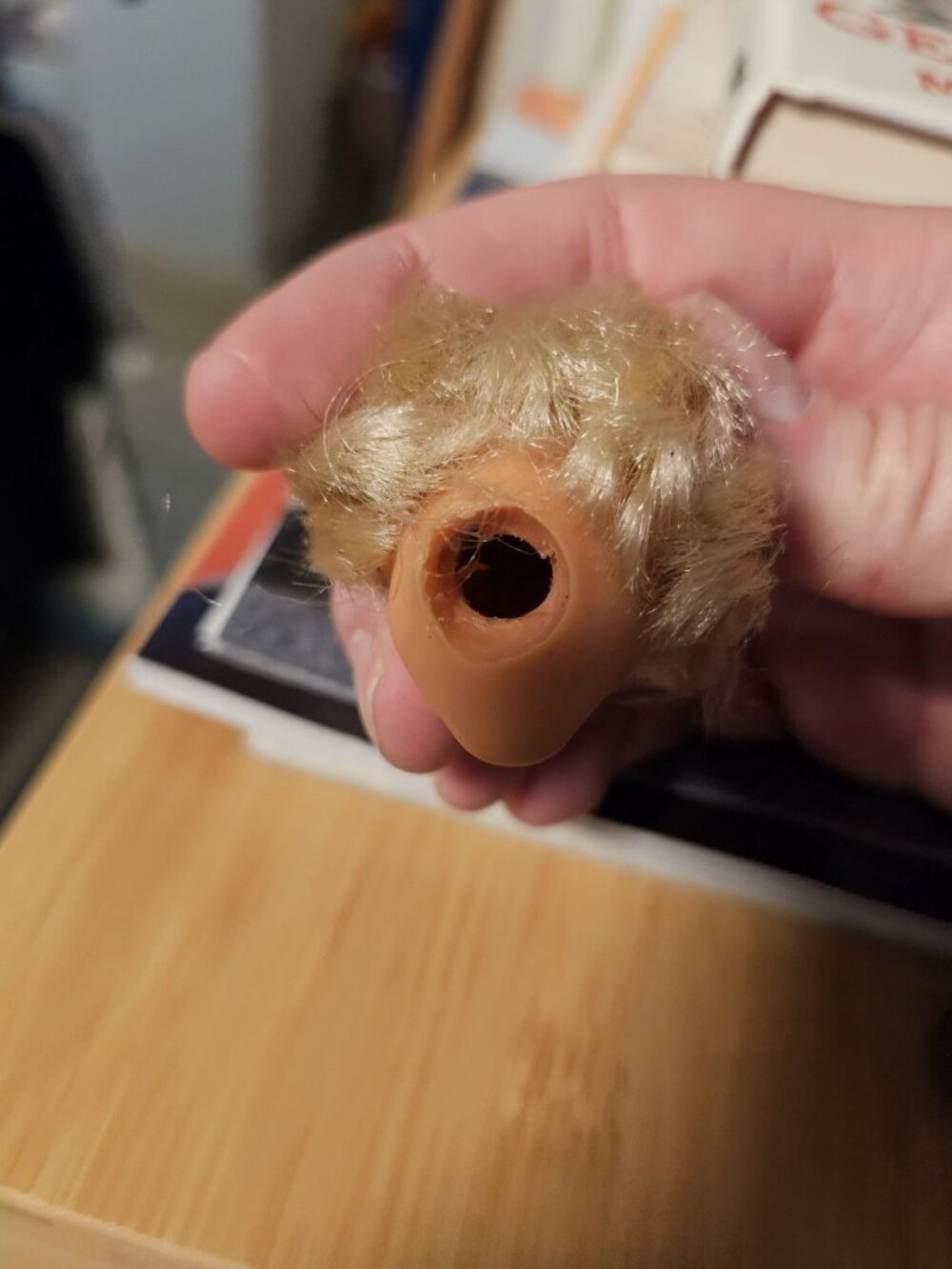 Hasbro Vintage Rob Rio Blonde & Ken Doll Brown Hair Fashion Doll Head Lot of 2 - Picture 3 of 3